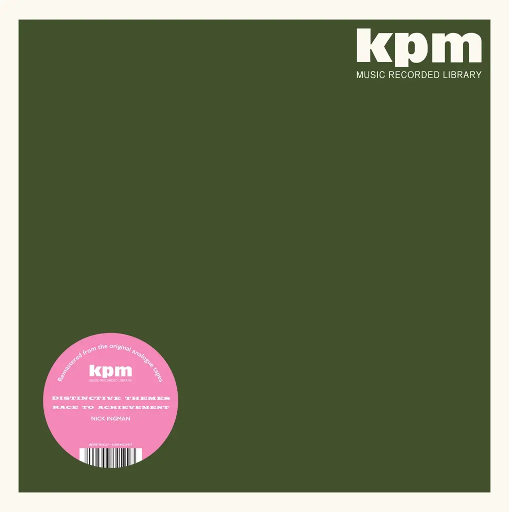 Album artwork for Distinctive Themes / Race to Achievement (The KPM Reissues) by Nick Ingman