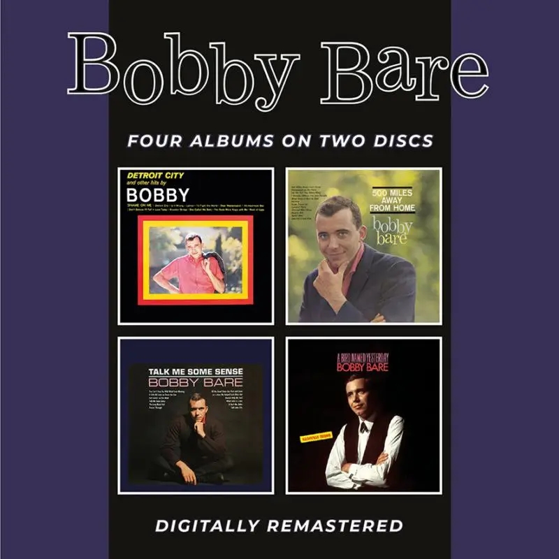 Album artwork for Detroit City And Other Hits / 500 Miles Away From Home / Talk Me Some Sense by Bobby Bare