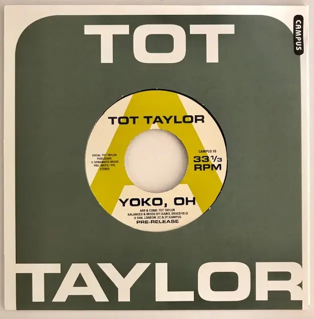 Album artwork for Yoko, Oh by Tot Taylor