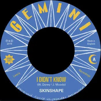 Album artwork for I Didn't Know (Extended Mix) / I Don't Know (Version) by Skinshape