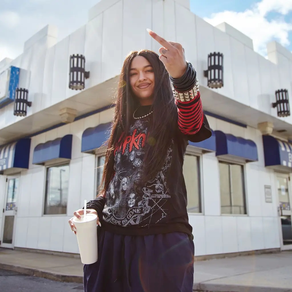 Album artwork for A Girl Cried Red - EP by Princess Nokia 