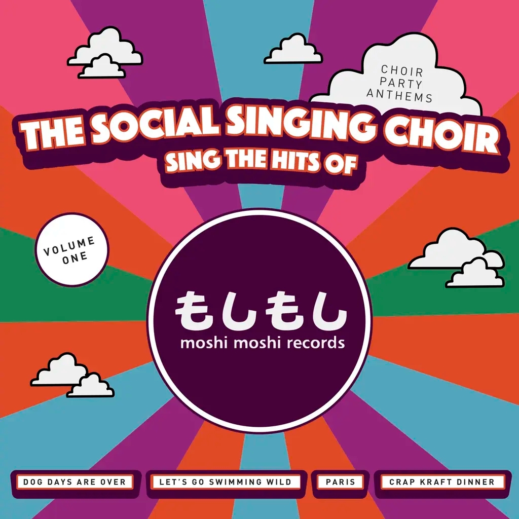 Album artwork for Sings The Hits of Moshi Moshi Records by The Social Singing Choir