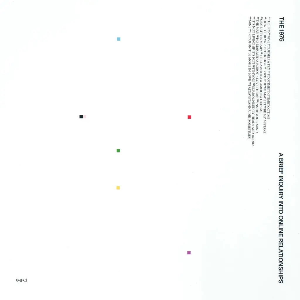 Album artwork for A Brief Inquiry Into Online Relationships by The 1975