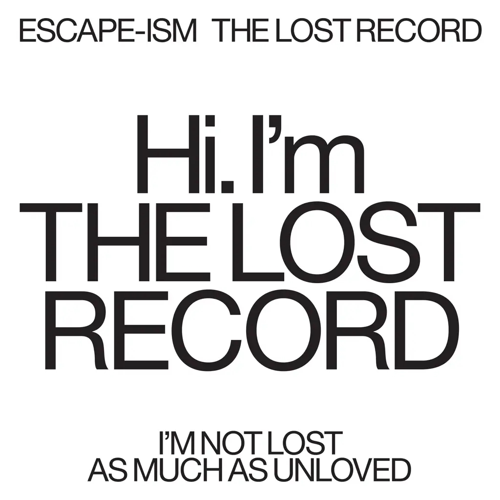 Album artwork for The Lost Record by Escape-ism