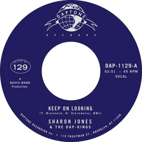 Album artwork for Keep On Looking / Natural Born Lover – Instrumental (With Strings) ' by Sharon Jones and The Dap Kings