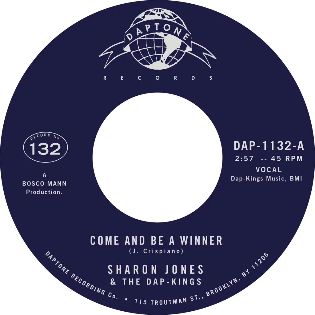 Album artwork for Come and be a Winner / Instrumental by Sharon Jones and The Dap Kings