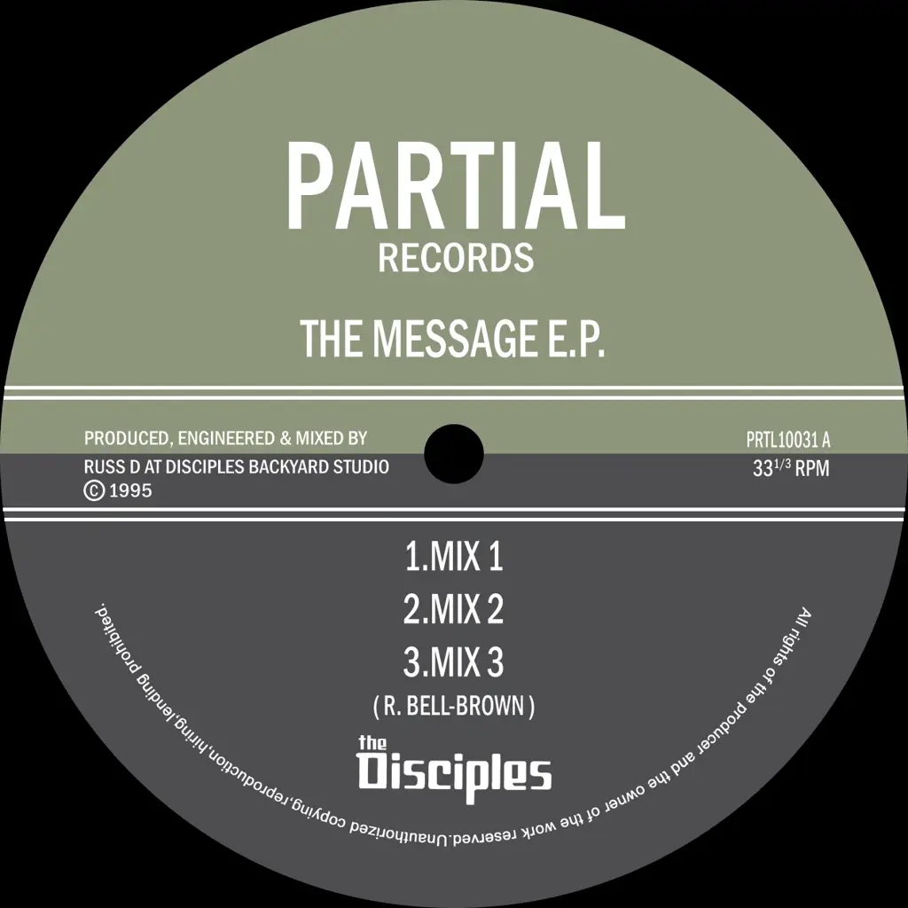 Album artwork for The Message by The Disciples