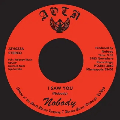 Album artwork for I Saw You by Nobody