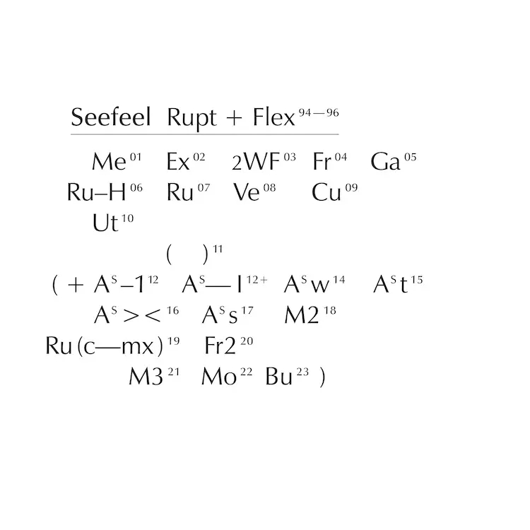 Album artwork for Rupt and Flex (1994 - 96) by Seefeel