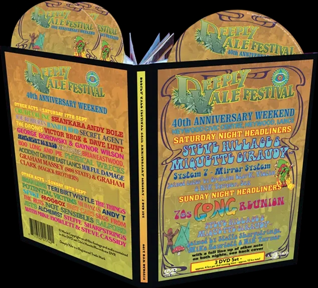 Album artwork for Deeply Vale Festival 40th Anniversary 3 DVD Set by Various