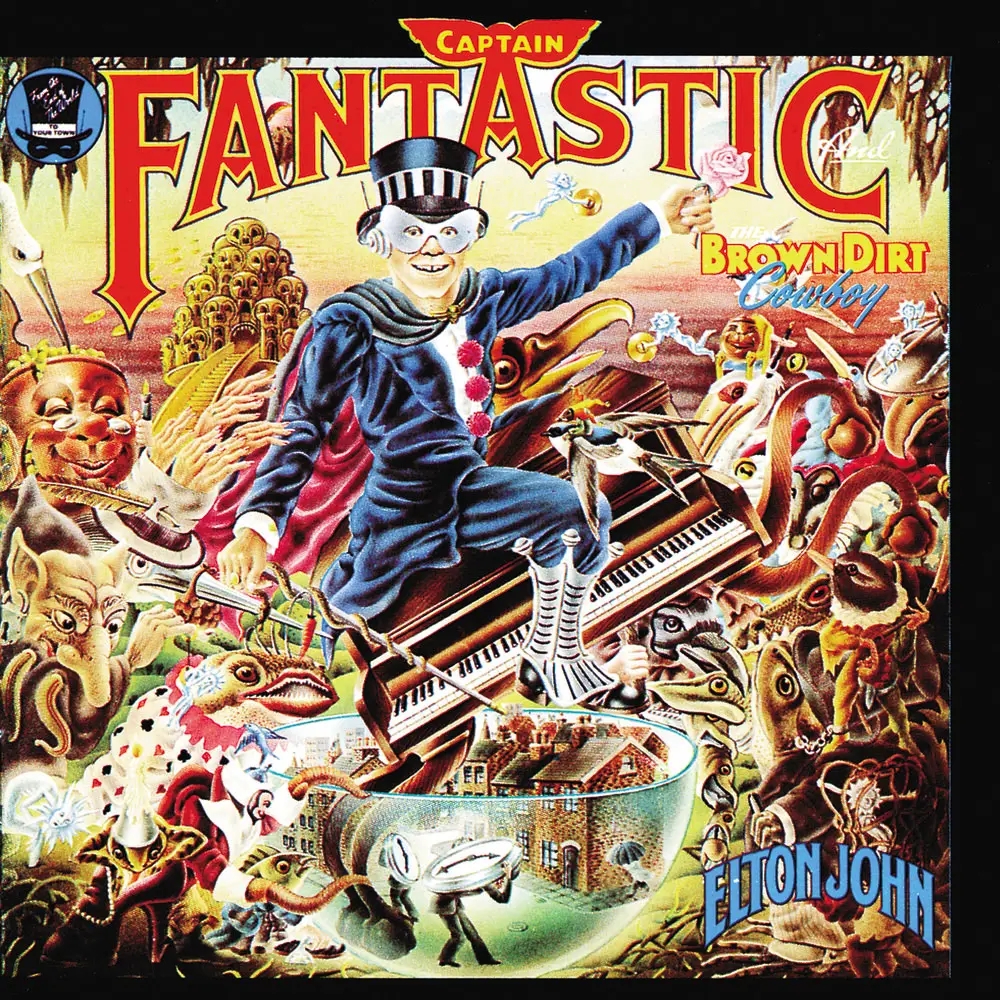 Album artwork for Captain Fantastic And The Brown Dirt Cowboy by Elton John