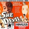 Album artwork for She Devil - Original Soundtrack - Filmed in Glorious Crampovision - X-Rated Music For Girls with Guns by Various